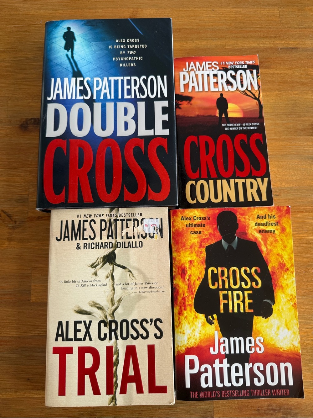 James Patterson Alex Cross Series - 4 Books - other Cross books available